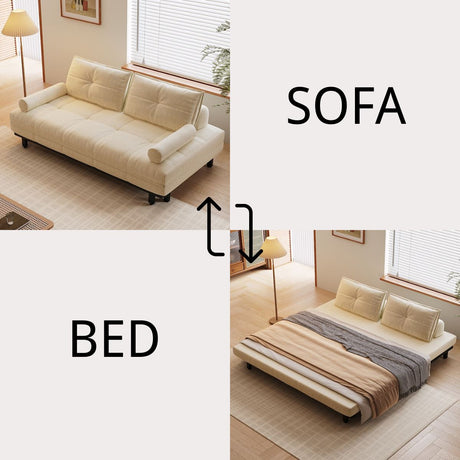 Cottonfy Multi-functional Foldable Telescopic Cotton Simple Sofa Bed Living and Home 