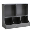 2-Tier Open Style Toy and Book Storage Organizer Living and Home 