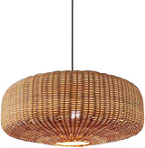 Lightsin Handwoven Rattan Pendant Light Rustic Charm with Elegant Touch Lightsin™ 