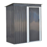 Galvanized Steel Garden Patio Tool Shed Living and Home 