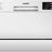 COMFEE 6.5L White/Silver Compact Countertop Dishwasher with LED Display and 6 Place Settings Living and Home White 