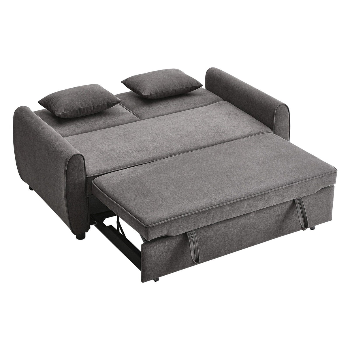 3 in 1 Grey Convertible Sofa Bed lounger 164cm Wide Sofa Beds Living and Home 