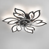 65cm Dia. Modern Flower Shape Ceiling Fan with Light Ceiling Fans Living and Home 