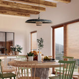 Lightsin Stylish Two-Tone Handwoven Pendant Light Fixture Lightsin UK 