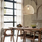 Lightsin Woven Rattan Dome Pendant Light for Rustic Interiors Lightsin UK 