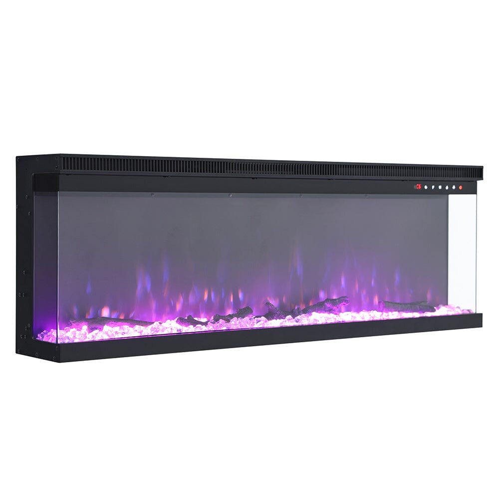 40/50 inch Wall Mounted Fireplaces 3 in 1 Electric Fireplace 9 Flame Colours and 5 Brightness Modes Freestanding Fireplaces Living and Home 