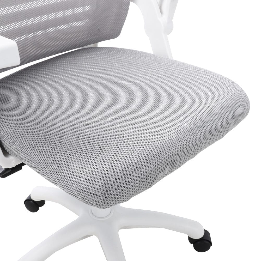 Mesh Back Ergonomic Office Chair with Folding Armrests Home Office Chairs Living and Home 