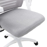 Mesh Back Ergonomic Office Chair with Folding Armrests Home Office Chairs Living and Home 