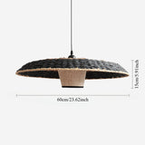 Lightsin Stylish Two-Tone Handwoven Pendant Light Fixture Lightsin UK 