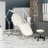 178cm L Adjustable Beauty Bed Salon Chair Set with Stool Salon Chairs Living and Home 