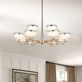 Lightsin Luxury Metal Chandelier for Living Room with Tri-Colour Lighting Options Lightsin UK 