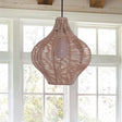 Lightsin Minimalist Handmade Wooden Rattan Pendant Light Lightsin UK 