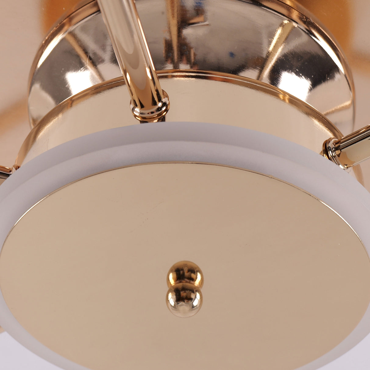 Lightsin Ceiling Fan Light with 6-Speed Control in Copper and Acrylic Lightsin UK 