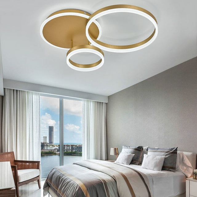 2/3.5 ft Circles Ceiling Light with LED Dimmable/Non-Dimmable Ceiling Lights Living and Home 