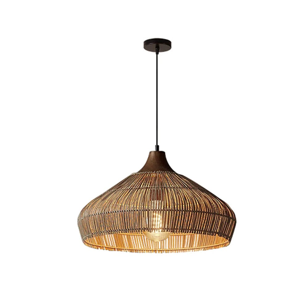 Lightsin Bell-Shaped Handcrafted Bamboo Kitchen Pendant Lighting Lightsin UK 