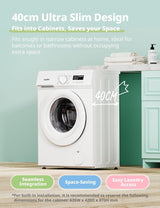 Freestanding Washing Machine 6 / 7 KG Load White Comfee UK 