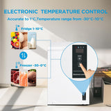 COMFEE White/Black 99L Freestanding Chest Freezer with Digital Temperature Control Comfee UK 