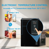 COMFEE White/Black 99L Freestanding Chest Freezer with Digital Temperature Control Comfee UK 