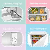 COMFEE 6.5L White Compact Countertop Dishwasher with LED Display and 6 Place Settings Comfee UK 