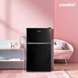 COMFEE 87L White/Black Under Counter Fridge Freezer with Adjustable Thermostat Comfee UK Black 