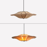 Lightsin Serene Wood Veneer LED Pendant Light with Tranquil Disc Design Lightsin UK 