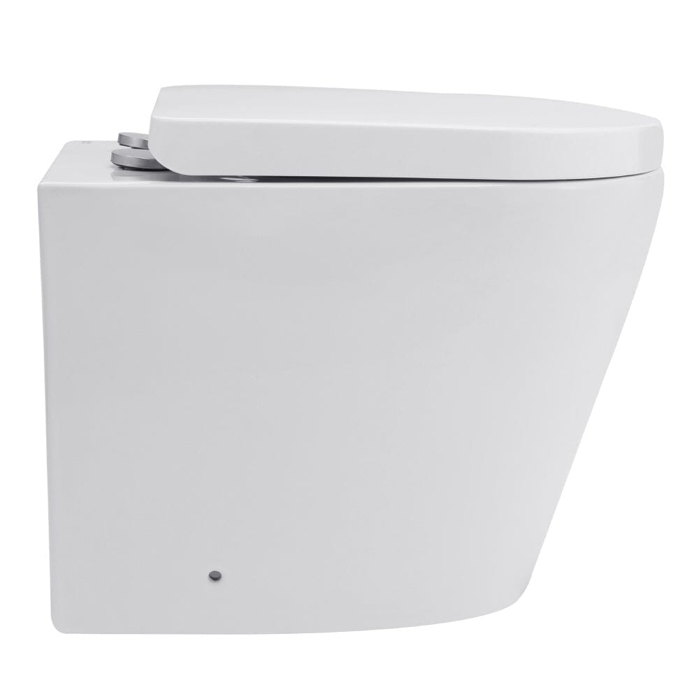 55cm D Wall Mounted Elongated Toilet Toilet Living and Home 