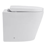 55cm D Wall Mounted Elongated Toilet Toilet Living and Home 
