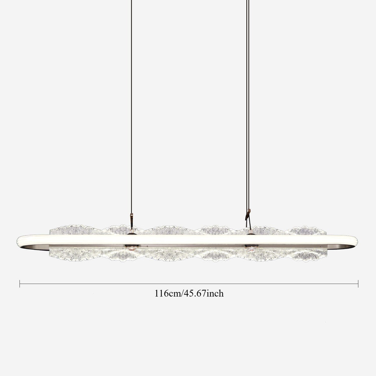 Lightsin Sleek Aluminum and Acrylic Pendant Light for Dinning Area Lightsin UK 