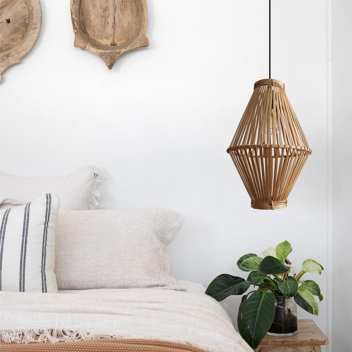 Lightsin Sustainable Geometric Bamboo Pendant Light Lightsin UK 