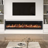 40/50/60/70/80 Inch Electric Fireplace 9 Colour LED Flame Effect Heater With Remote Control Freestanding Fireplaces Living and Home Version A: Can be inserted 80 Inches (Delivery begins 12/25) 