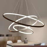 Modern Led Pendant 3 Acrylic Ring Chandelier Pendant Lights Living and Home 