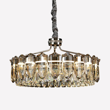 Lightsin Opulent Crystal Elegance Adjustable Pendant Light Lightsin UK 