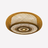 Lightsin Handcrafted Zen Bamboo Weave LED Ceiling Light Lightsin UK 