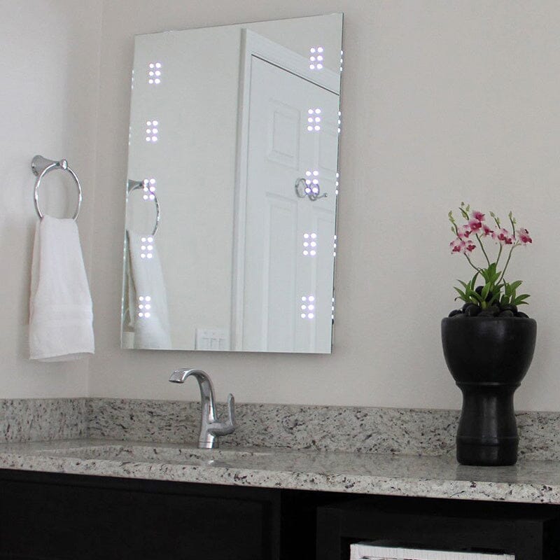 Wall Bathroom Mirror Cabinet with Lights Living and Home 