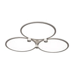 Lightsin Modern Three Rings Aluminum Pendant Light Lightsin UK 