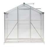 Aluminium Hobby Greenhouse with Window Opening With Base/Without Base Greenhouses Living and Home With Base 