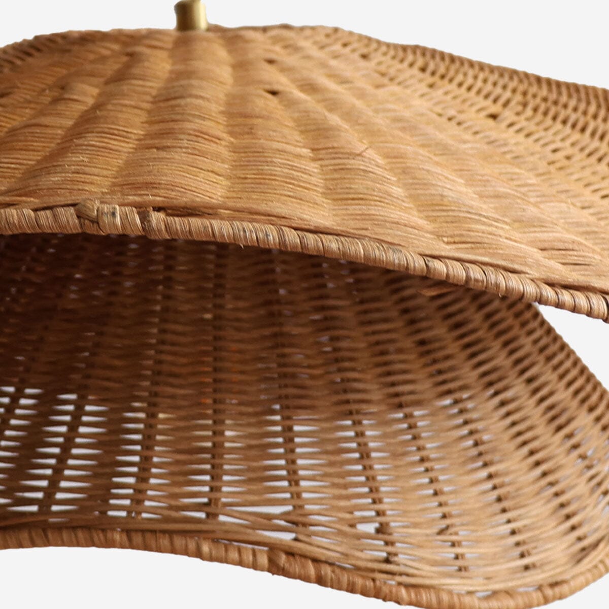 Lightsin Organic Woven Rattan and Iron Pendant Light for Cozy Spaces Lightsin UK 