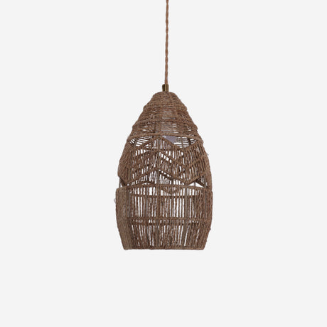 Lightsin Handwoven Rattan Bell Pendant Light for Dining Room Decor Lightsin UK 