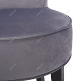 Velvet Vanity Stool with Thick Cushion Living and Home 