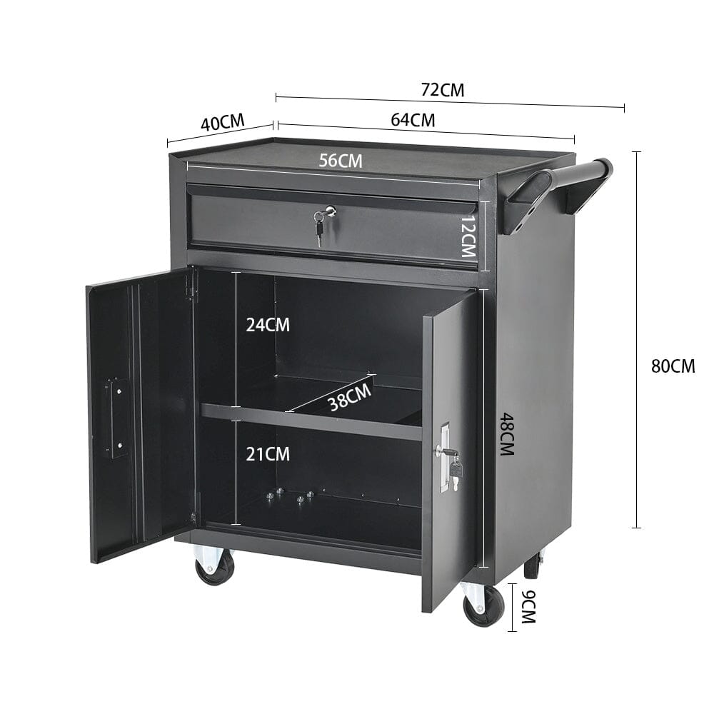 Lockable Rolling Tool Storage Cabinet Tool Storage Cabinets Living and Home 