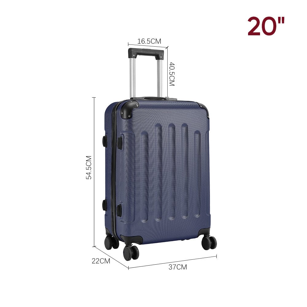 20/24/28 Inch Modern Hardside Type Spinner Suitcase with Combination Lock Travel Suitcases Living and Home 