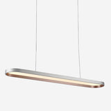 Lightsin Contemporary Gray-Brown Elliptical Dimmable Pendant Light Lightsin UK 