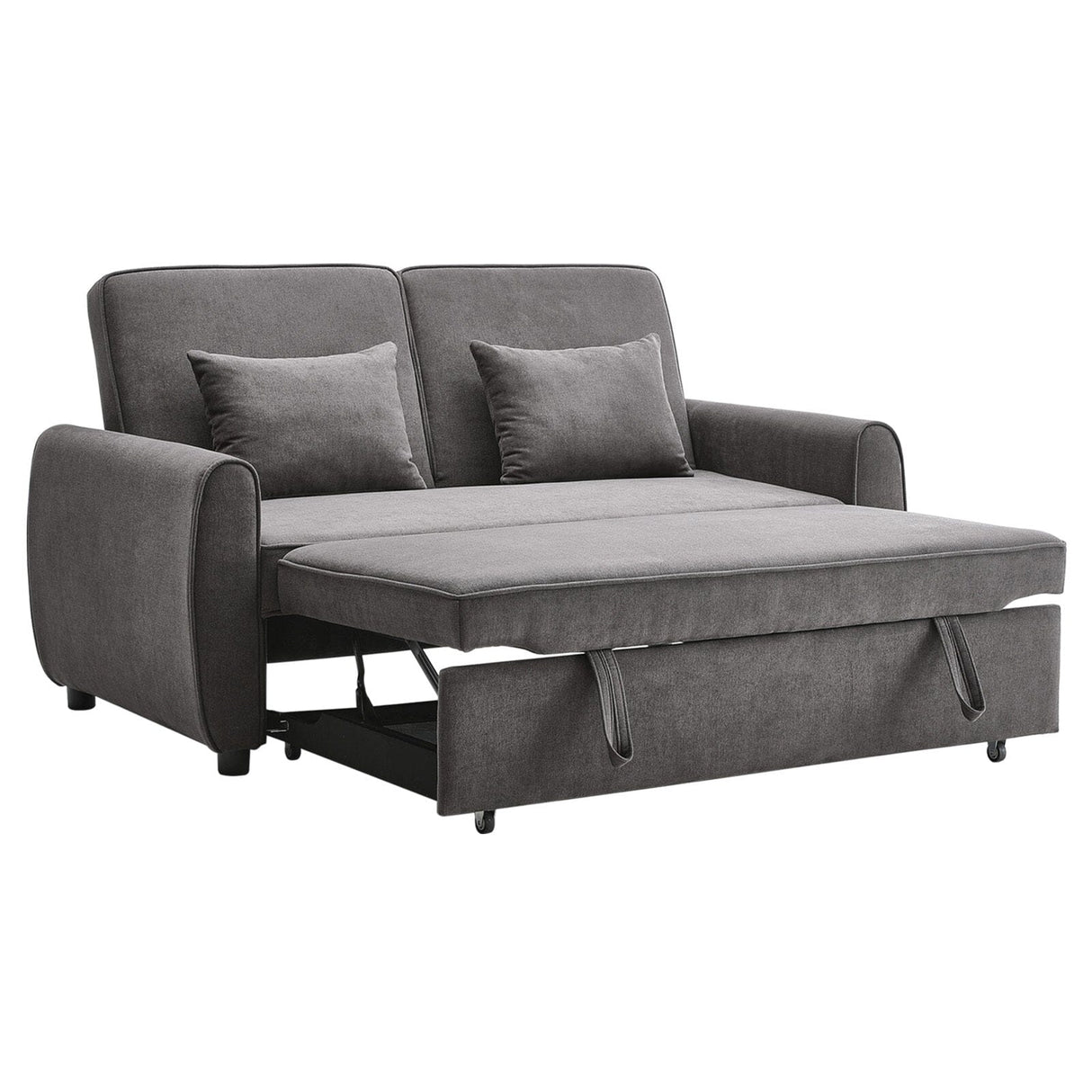 3 in 1 Grey Convertible Sofa Bed lounger 164cm Wide Sofa Beds Living and Home 