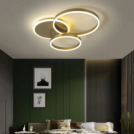 2/3.5 ft Circles Ceiling Light with LED Dimmable/Non-Dimmable Ceiling Lights Living and Home 