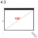 Wall Mount Electric Projector Screen for Home Theater Movie Projector Screens Living and Home 