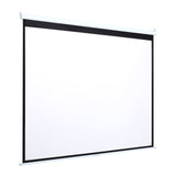 Manual Pull Down Retractable Projector Screen 4:3 Projector Screens Living and Home 