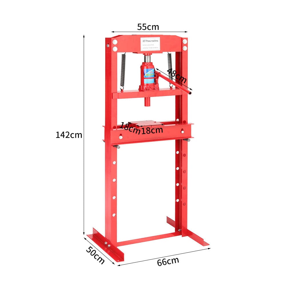 Workshop Press Floor Standing Hydraulic H-Frame Workshop Presses Living and Home 