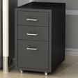 3/4/6/8Drawers Office Filing Cabinet Metal White Chest Storage Unit Wheels Cabinets Living and Home 