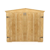 Outdoor Spruce Wood Garden Tool Equipment Storage Shed Living and Home 