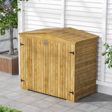 Outdoor Spruce Wood Garden Tool Equipment Storage Shed Living and Home 